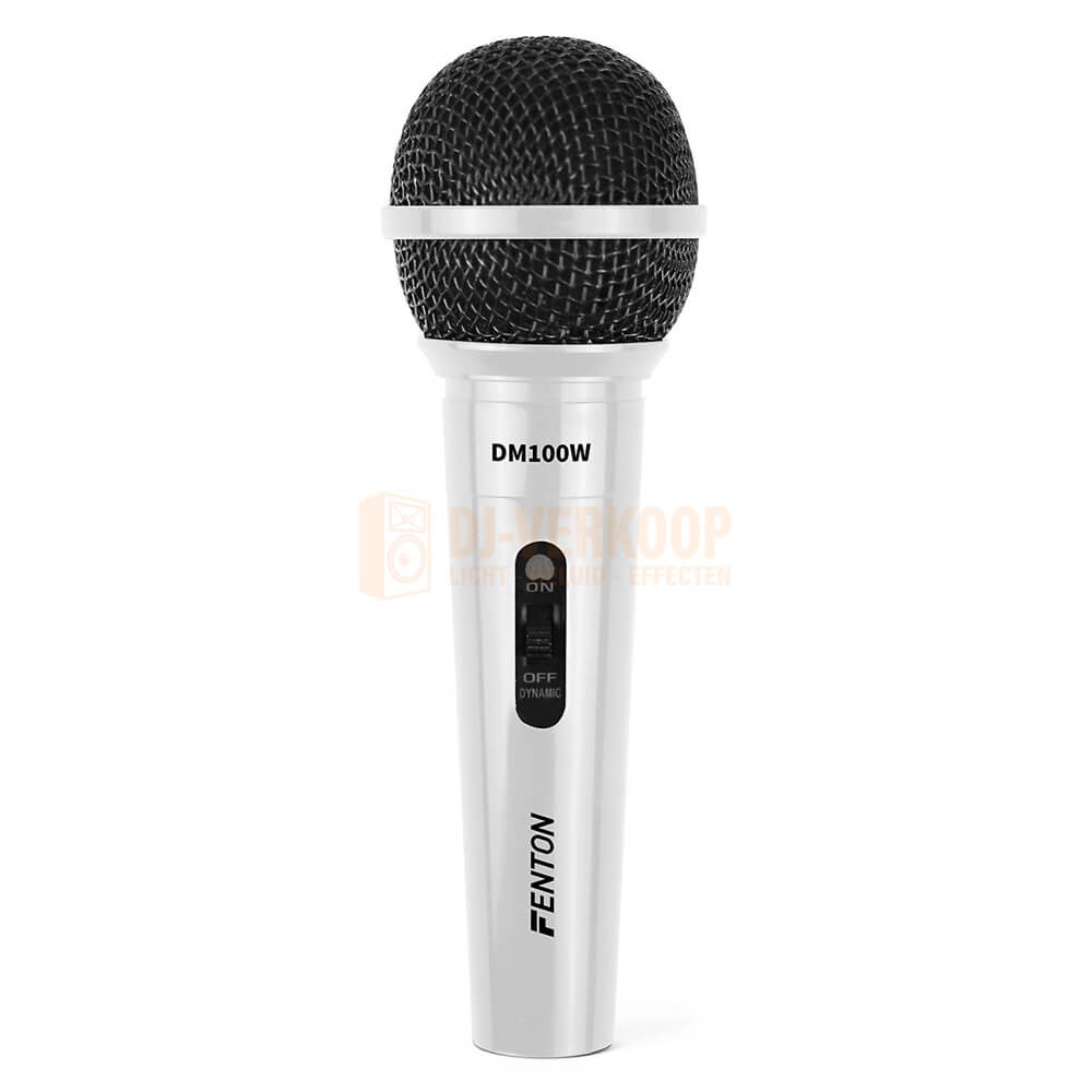 Fenton DM100W - Dynamic Microphone White