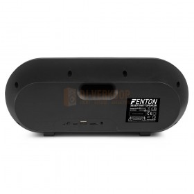 Achterkant - Fenton SBS80 - Party BT Speaker met USB en SD