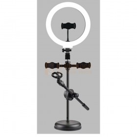 Vonyx RL20 Ring Light + Table Stand voorkant wit licht