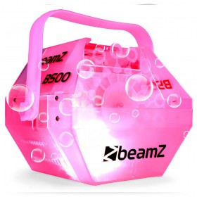 BeamZ B500LED - Bellenblaasmachine medium LED RGB roze