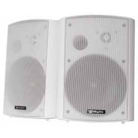 Verscherpen Kust tieners Skytec 2Weg speaker set 2x 6.5" 120W speakers Wit goedkoop bij dj-verkoop