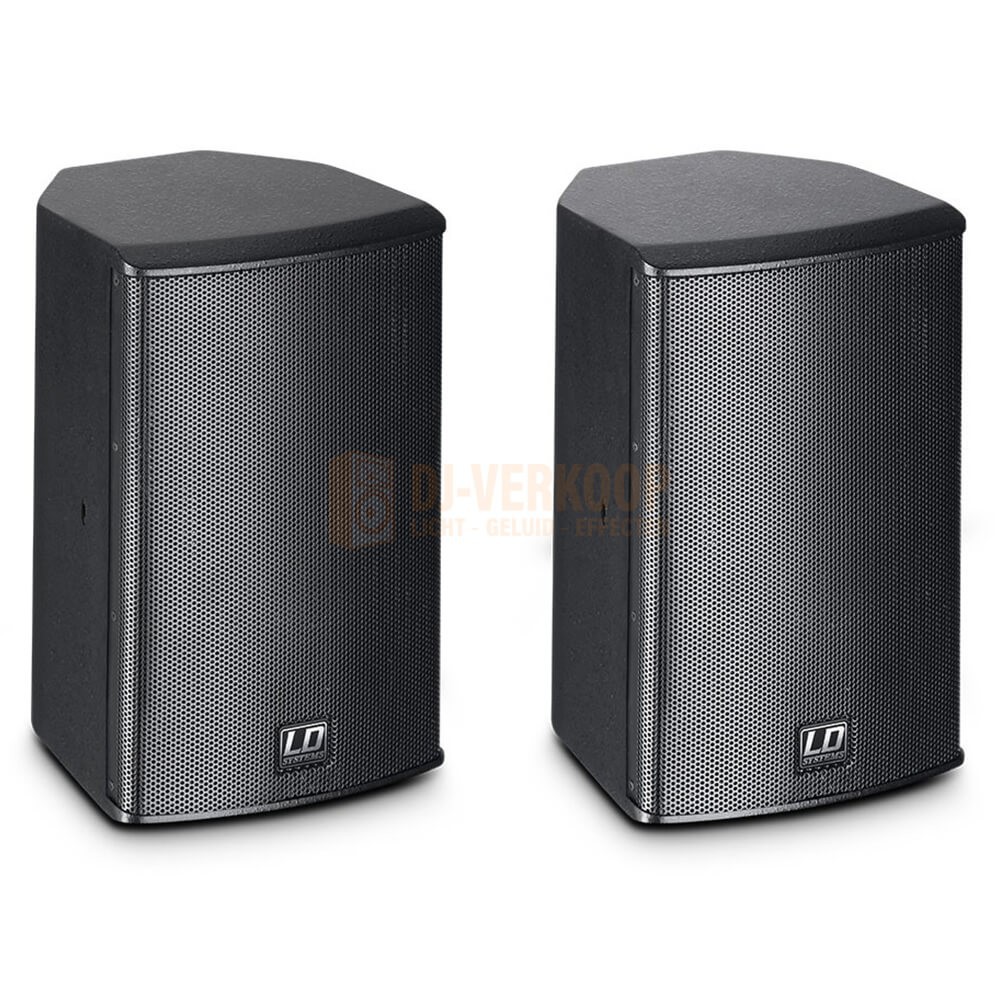 LD Systems SAT 62 G2 - 6.5" Passieve installatie monitor zwart (2 stuks)