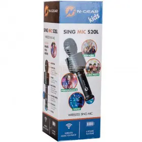 N-Gear Sing Mic S20L - Bluetooth zangmicrofoon met discolichten