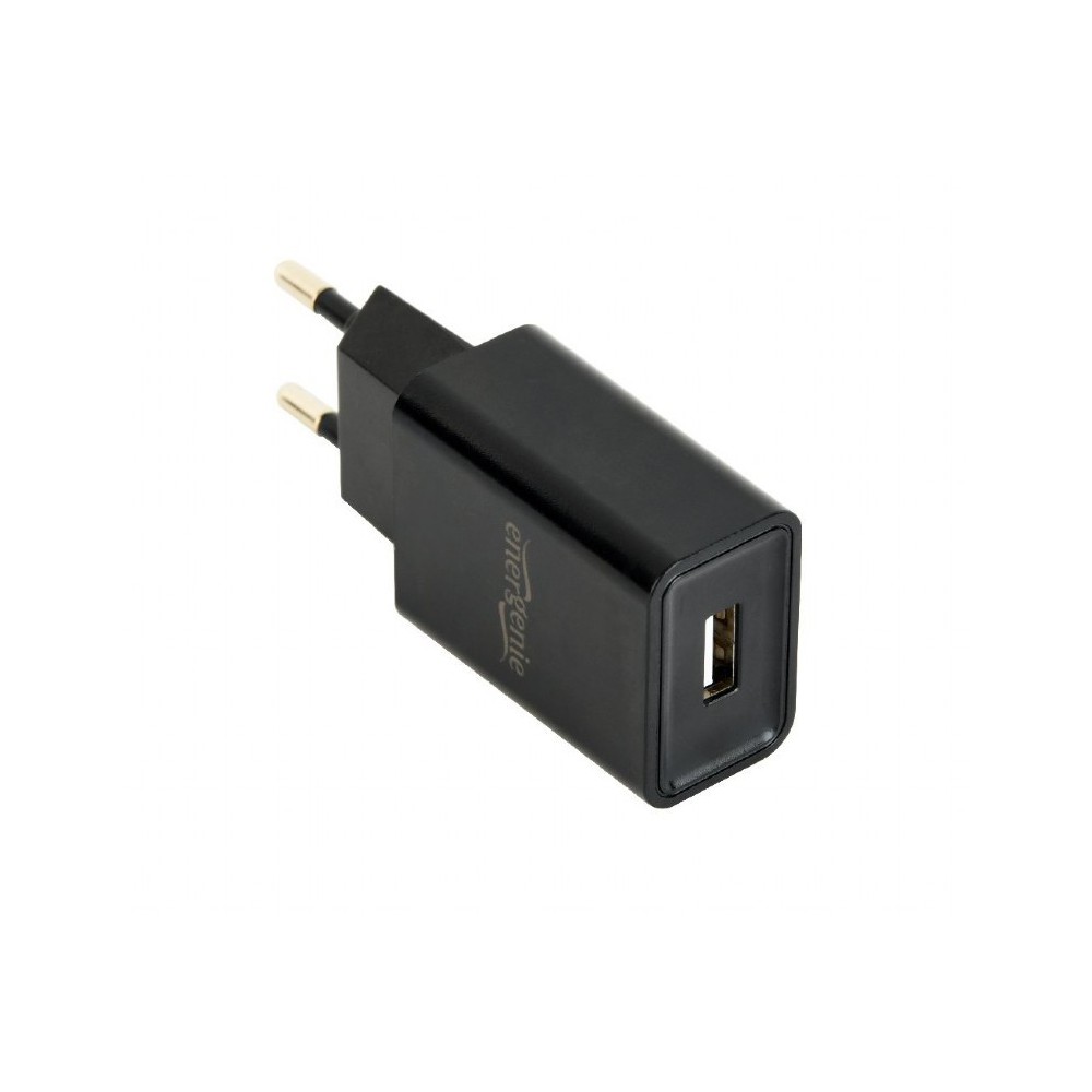 Gembird EG-UC2A-03 - Universele USB-oplader, 2,1 A, zwart