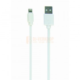 Cablexpert CC-USB2-AMLM-W-10 - USB oplaadkabel wit 3 meter