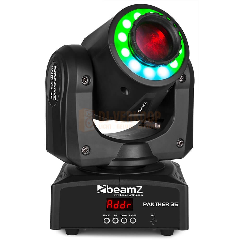 BeamZ Panther 35 - Led Spot Moving Head met LED Ring