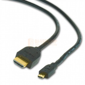 Cablexpert CC-HDMICC-6 - HDMI male naar micro D-male zwarte kabel,1.8 meter