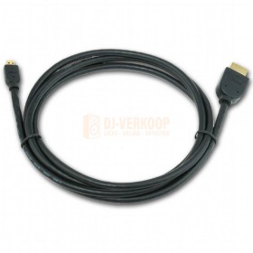 Cablexpert CC-HDMICC-6 - HDMI male naar micro D-male zwarte kabel,1.8 meter opgerold
