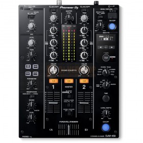 bovenkant, bediening Pioneer DJM-450 - 2 kanalen DJ Mixer