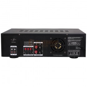 LTC ATM6500BT - Hifi stereo karaoke versterker met Bluetooth 2 x 50w & 3 x 20w achterkant aansluitingen