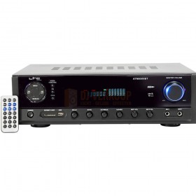 LTC ATM6500BT - Hifi stereo karaoke versterker met Bluetooth 2 x 50w & 3 x 20w voorkant