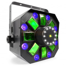 BeamZ Multi Acis IV - LED Derby effect met laser en strobe 153.671