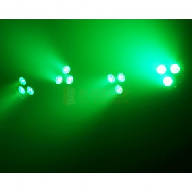 Max PartyBar4 - LED PARBAR 4-Weg 3x 4-in-1 RGBW lichteffect groen