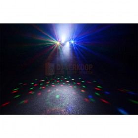 Max PartyBar1 - 2x Par + 2 Jellymoon RGBW licht effect