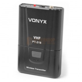Vonyx STWM711H - 1 Kanaals VHF Draadloos Hoofdtelefoon Microfoon Systeem zender