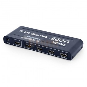 Cablexpert DSP-4ph4-04 - 4 poorts HDMI splitter achterkant aansluitingen