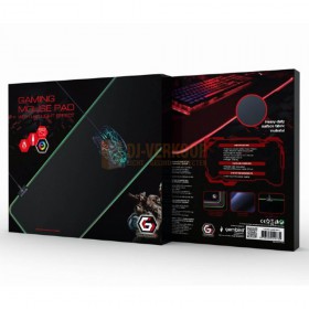 GMB Gaming MP-GAMELED-L - Gaming muismat met LED licht effect, L verpakking doos