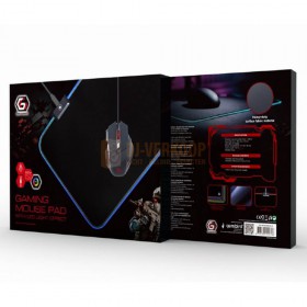 GMB Gaming MP-GAMELED-M - Gaming muismat met LED licht effect, M verpakking doos