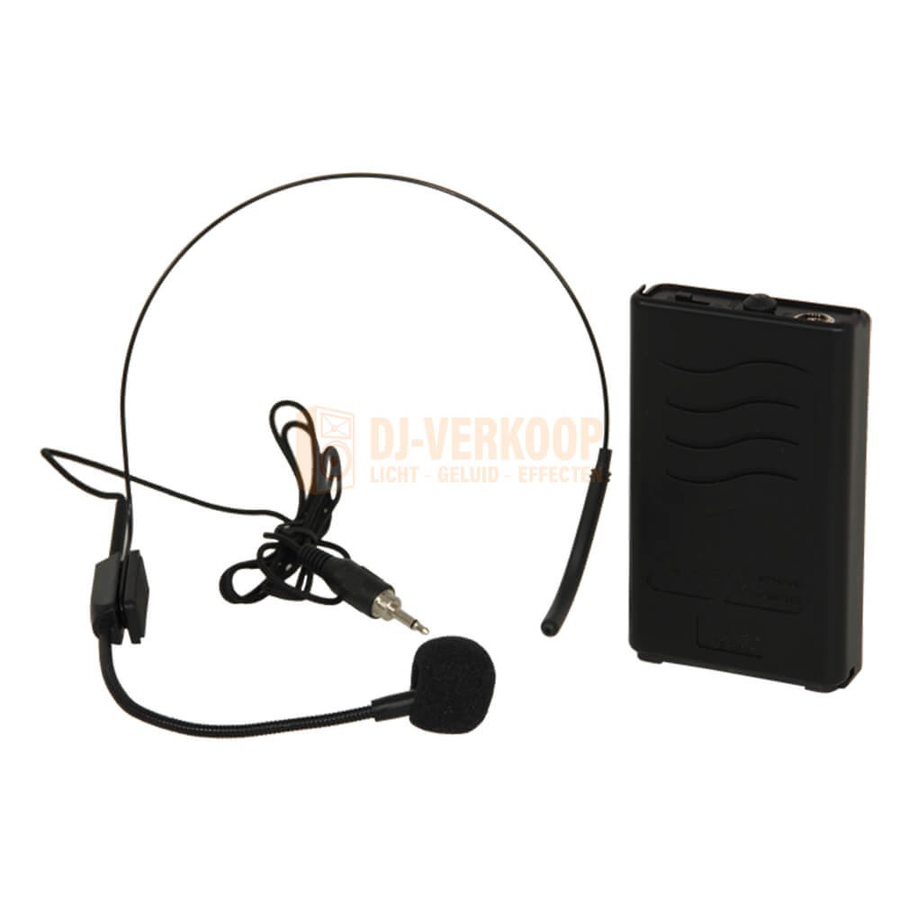 Ibiza Sound PORTUHF-HAND2 - PORT12-15UHF 865 MHz headset microfoon met zender