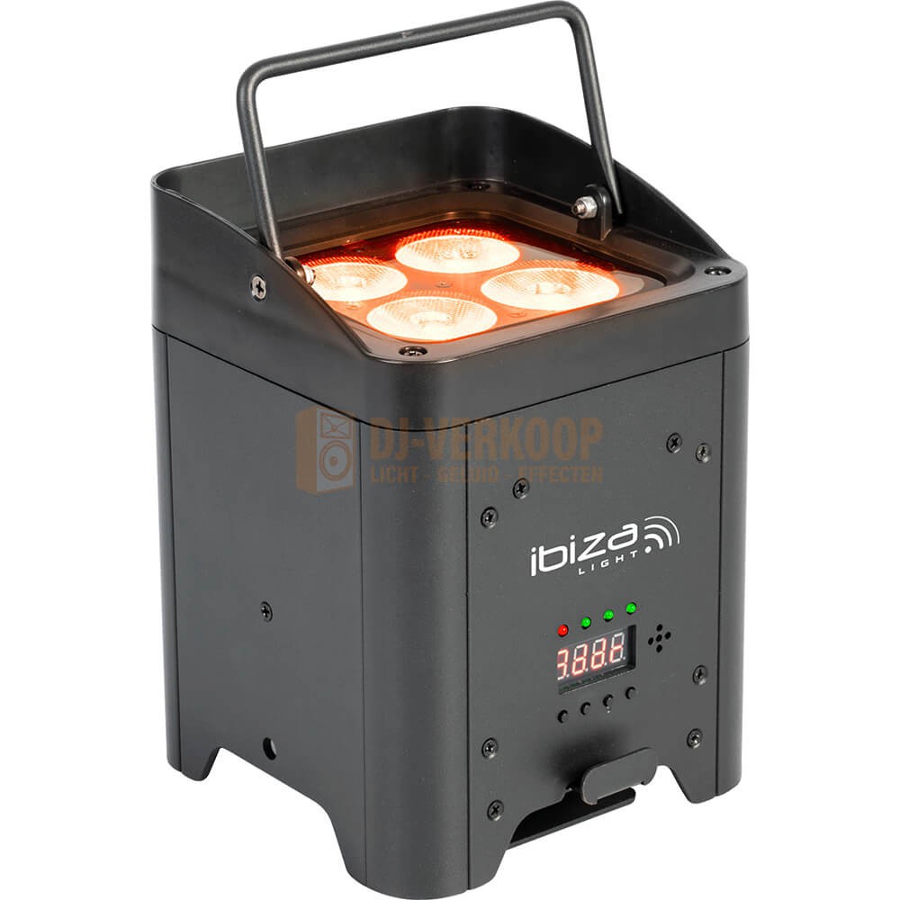 Ibiza Light BOX-HEX4 - RGBWA-UV par projector 4x12W