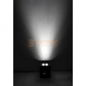 Ibiza Light BOX-HEX4 - RGBWA-UV par projector 4x12W led  Wit