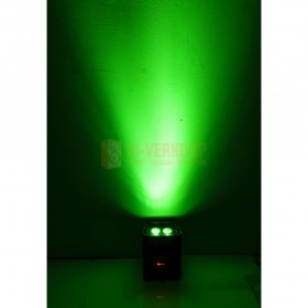 Ibiza Light BOX-HEX4 - RGBWA-UV par projector 4x12W led Groen