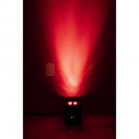 Ibiza Light BOX-HEX4 - RGBWA-UV par projector 4x12W led rood
