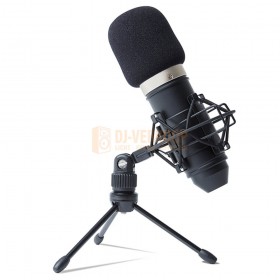 Marantz Professional MPM-1000 - Grootmembraan condensatormicrofoon met zwarte microfoon plopkap