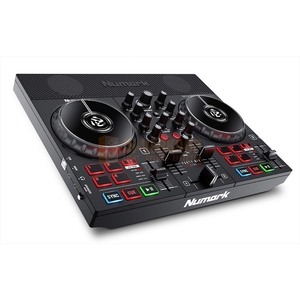 Numark Party Mix Live - DJ-Controller met ingebouwde lichtshow en luidsprekers
