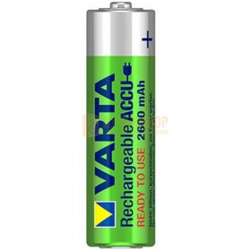 VARTA Batterijen Oplaadbare Accu 5716 - Oplaadbare Batterij AA Mignon - 2600 mAh enkel