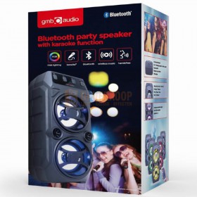 GMB Audio SPK-BT-13 - Bluetooth Party-speaker met karaokefunctie de verpakking