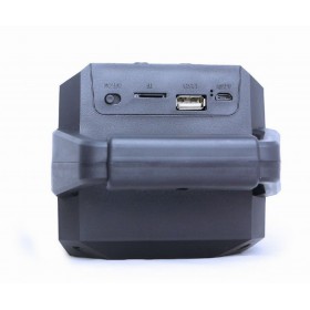 Aansluitingen - GMB Audio SPK-BT-14 - Bluetooth luidspreker met LED-lichteffect