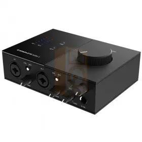 Native instruments Komplete audio 2 Audio interface / geluidkaart - voorkant aansluitingen