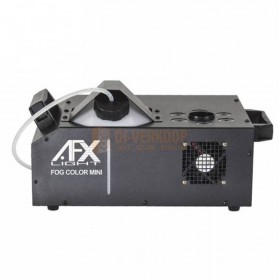 De AFX Light FOG-COLOR-MINI is een 900W Rookmachine met LEDs en kan zowel verticaal als horizontaal gebruikt worden.