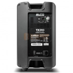 Alto Professional TX3 - 310 350 Watt 10- Inch 2-weg aangedreven luidspreker achterkant aansluitingen