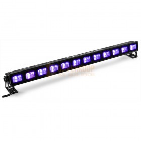 BeamZ BUV123 LED UV Bar, Vooraanzicht recht met standaard