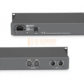 Cameo SB 6 DUAL - Channel DMX Splitter / Booster (3 Pin and 5 Pin) voor//achter