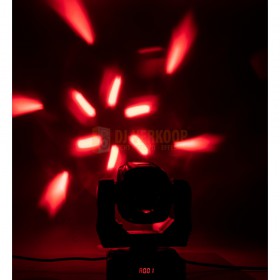 Ibiza Light ROLLING-EYE - WASH Effect Moving Head 6X12W rood