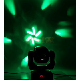 Ibiza Light ROLLING-EYE - WASH Effect Moving Head 6X12W groen