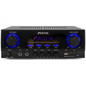 Fenton AV440 - Karaoke Versterker met Multimedia Player vooraanzicht