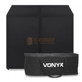 Vonyx DB3 - Pro DJ Booth Systeem zwart doek verkrijgbaar