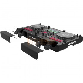 Numark Mixstream Pro - STANDALONE DJ-Console met WIFI muziek streaming en ingebouwde speakers losgemonteerde speakers
