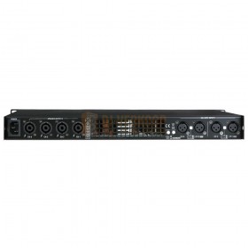 DAP Qi-4600 - Installatieversterker 4 kanalen 4x600W achterkant aansluitingen