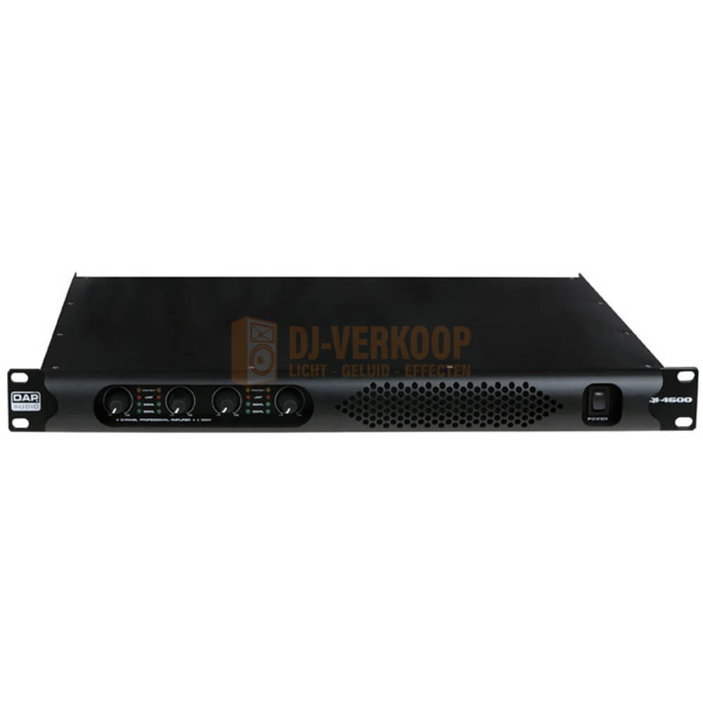 DAP Qi-4600 - Installatieversterker 4 kanalen 4x600W