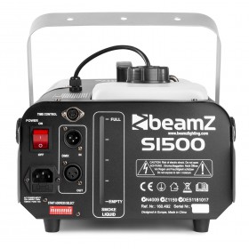 Achterkant - BeamZ S1500 - Rookmachine met DMX en timerbediening