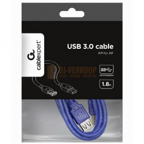 Cable Expert CCP-USB3-AMAF-6 - USB3.0 verlengkabel 1.8 meter