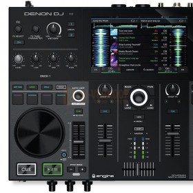 Linker deck Denon DJ Prime GO - 2 kanaals pro dj systeem op batterij