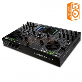 Denon DJ Prime GO - Oplaadbare Slime DJ-console met 2 decks en 7-inch touchscreen