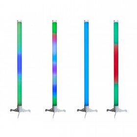 JB systems Pixel Pipe - 1 meter RGB LED buis met DMX effect voorbeeld