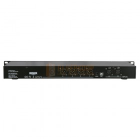 DAP DCP-24 MKII - 4-kanaals digitale crossover 48 kHz, 64-bits. incl USB-interface